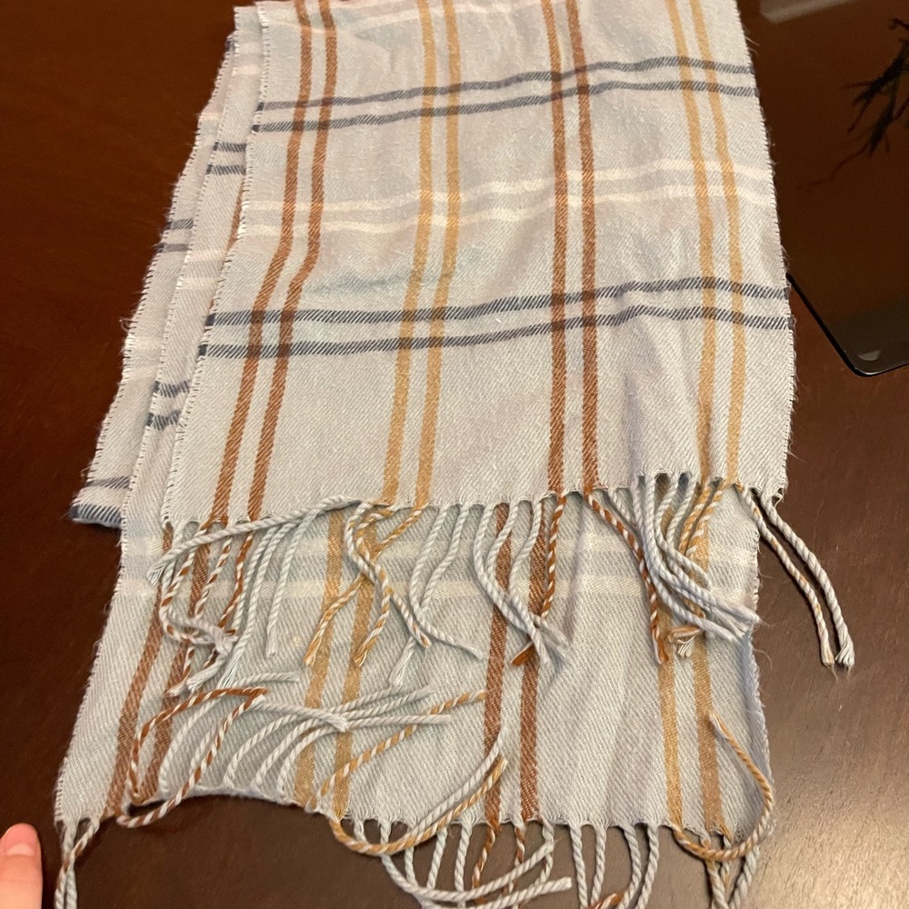 Blue scarf